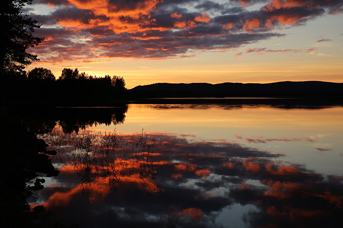 Orajärvi-See in Zentralllappland